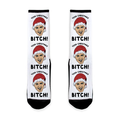 Yeah Christmas Bitch Socks